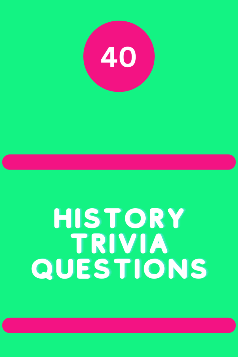 History Trivia Questions